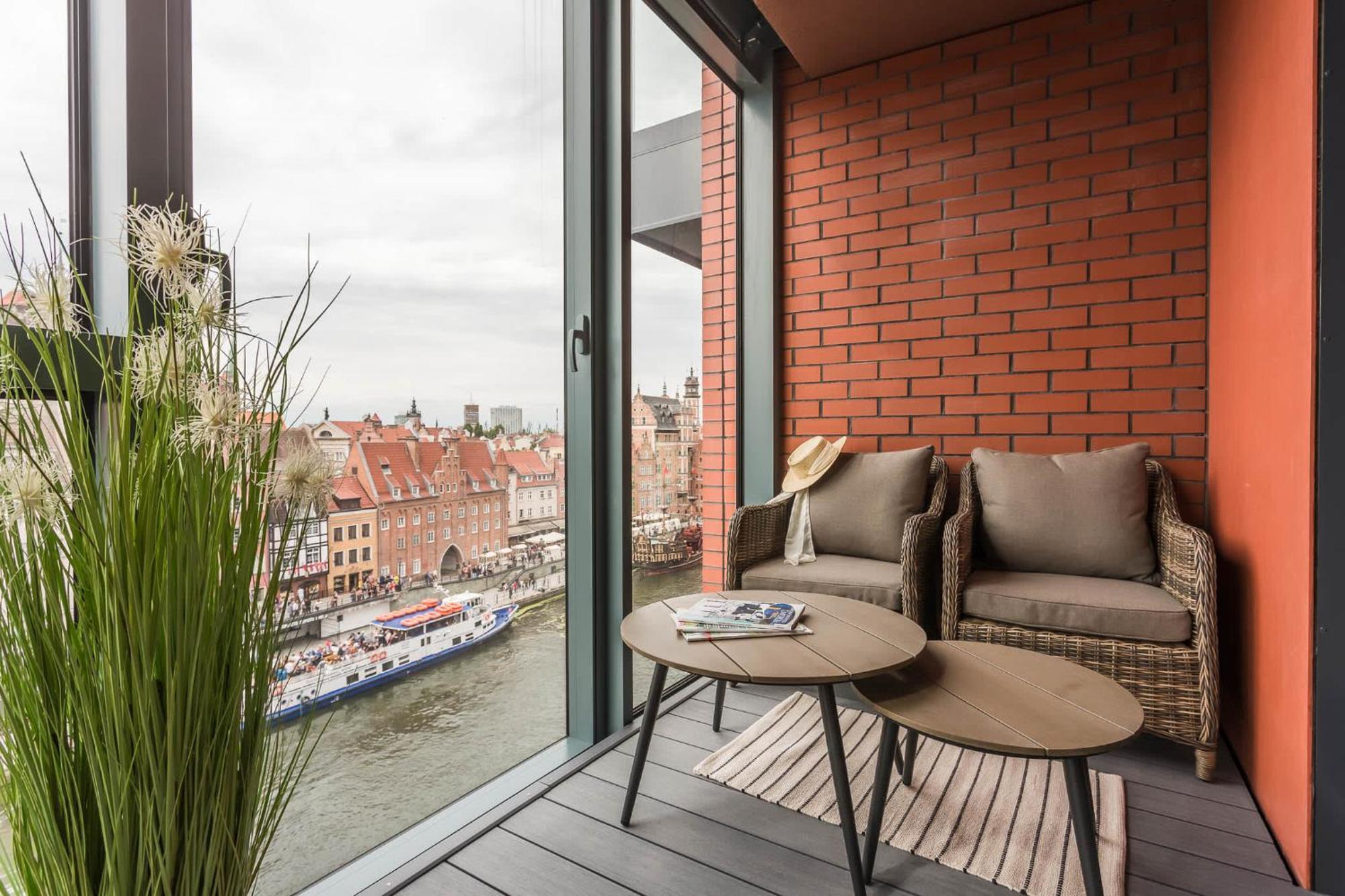 Deo Plaza Riverside & Radisson Spa By Downtown Apartments Danzig Zimmer foto